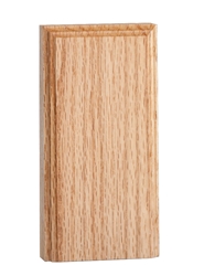 #931 Red Oak Plinth Block 1-1/16" x 3-3/4" x 8-1/2"