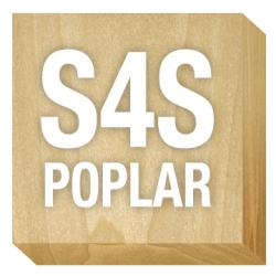 S4S Poplar Hobby Board 1/4 x 7-1/4