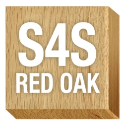 S4S Red Oak Hobby Board 1/4 x 2-1/2